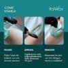 procedura depilazione film wax azulene
